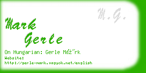 mark gerle business card